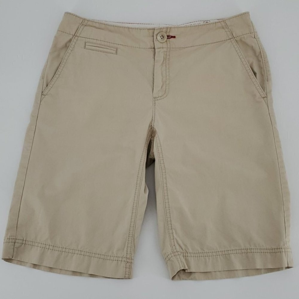 Banana Republic Khaki Bermuda Shorts Size 2